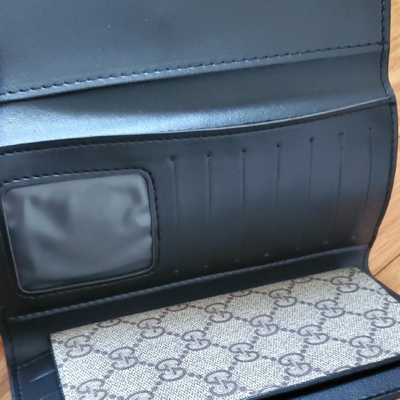 Fashion Gucci Pink and Gray Women's Wallet - Picture 3 of 15